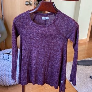 Long Sleeve Maroon Tee